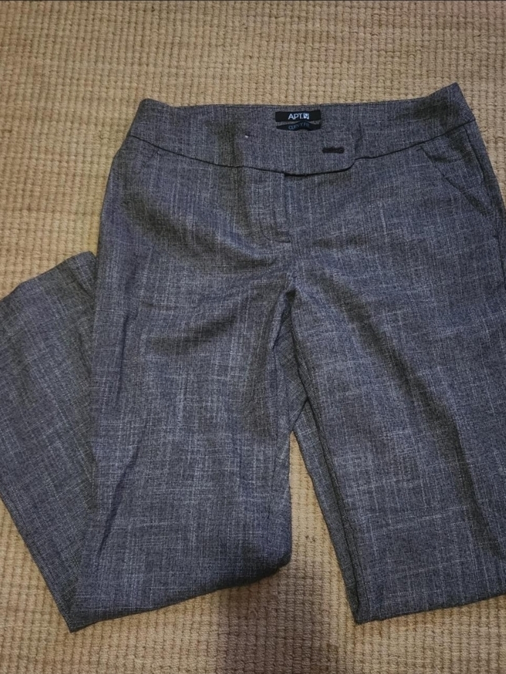Apt. 9 Women's Charcoal Gray Dress Trousers